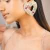 DIVA embellished heart studs - Image 2