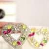 DIVA embellished heart studs - Image 6