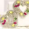 DIVA embellished heart studs - Image 5