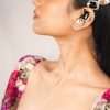 Garden crystal earpiece & clip set