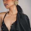 DIVA gold rose danglers - Image 2