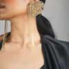 DIVA gold rose danglers