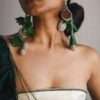 Pomegranate slice earrings - Image 2
