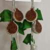 Pomegranate slice earrings - Image 3