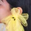 Neon Sunshine Bloom Earrings - Image 2