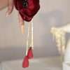 Maroon Marvel Dangle Ring - Image 4