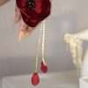 Maroon Marvel Dangle Ring