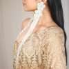 Super Long Bloom 3d Earrings - Image 4