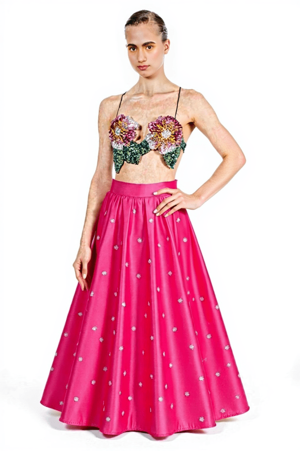 Crystal Bloom Embellished Bralette - Image 6