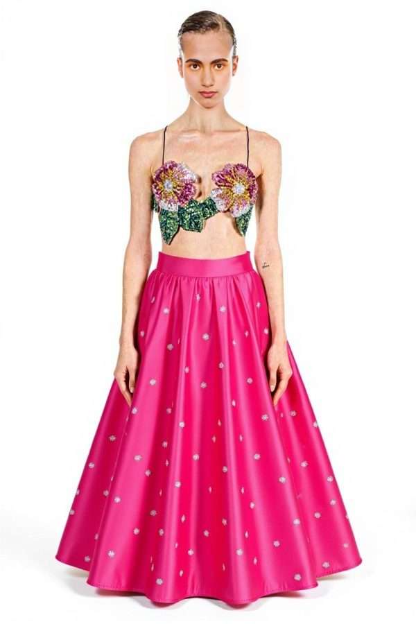 Crystal Bloom Embellished Bralette - Image 3