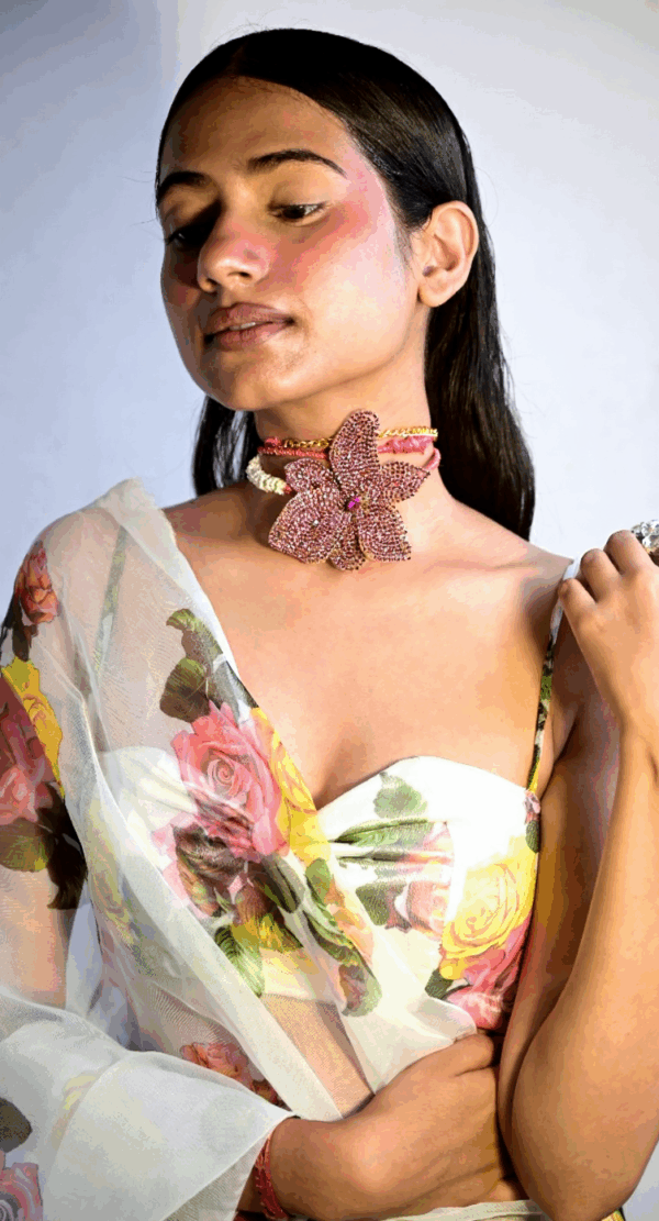 Floral Choker – Wrap Style