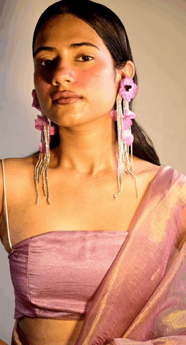 Lavender haze dangle earrings silver - Image 2
