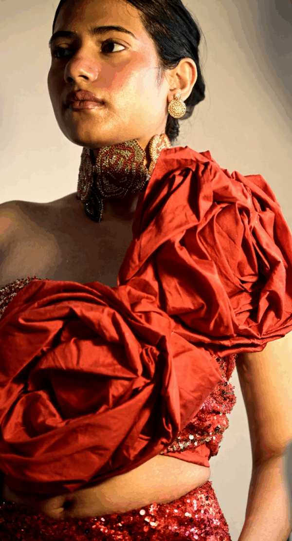 Rosé Rapture Dupatta - Image 2