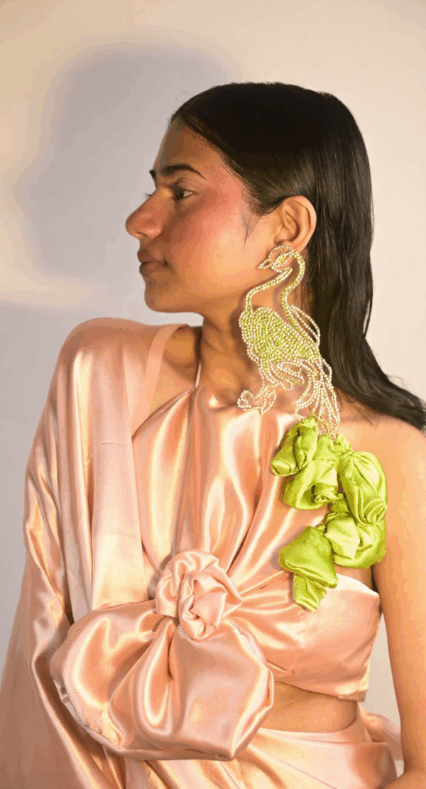Mayura Panna Earrings - Image 2