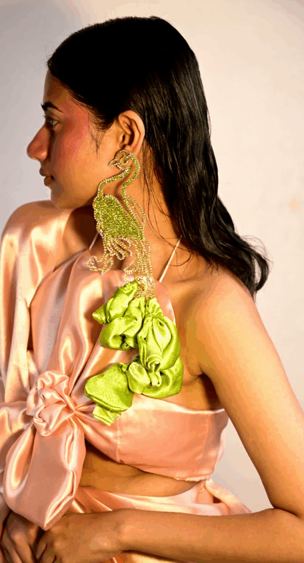 Mayura Panna Earrings