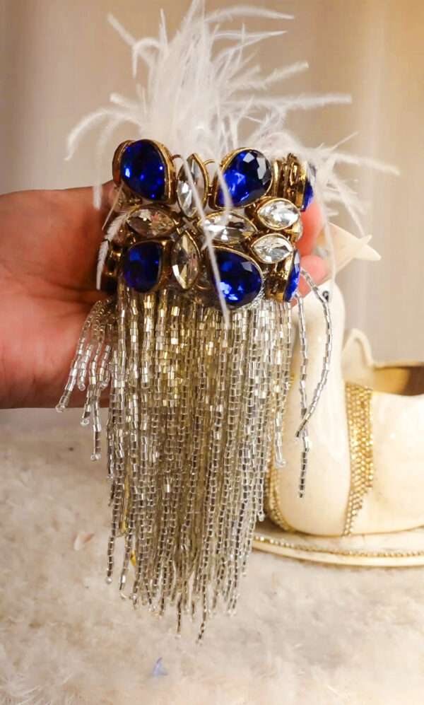 Sapphire Fringe Queen Choker - Image 3