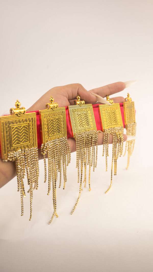 Fusion Fringe Golden Choker - Image 4