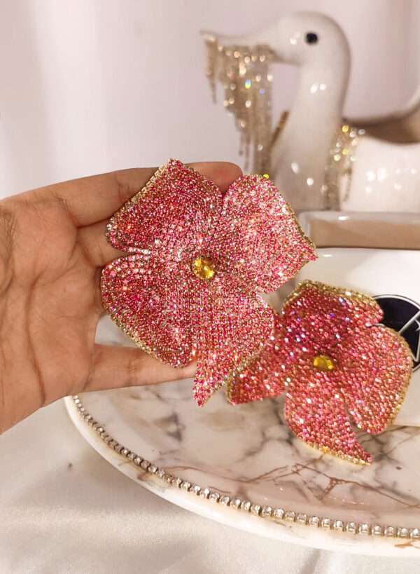 Rosé Bloom Earrings ✨